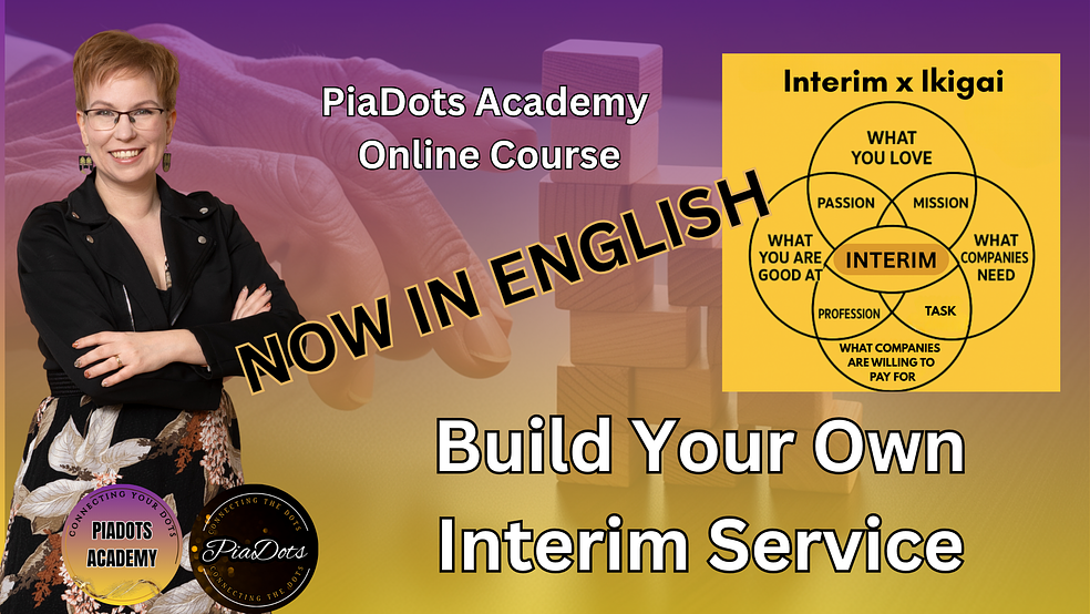 Build Your Own Interim Service - Online Course by PiaDots Academy